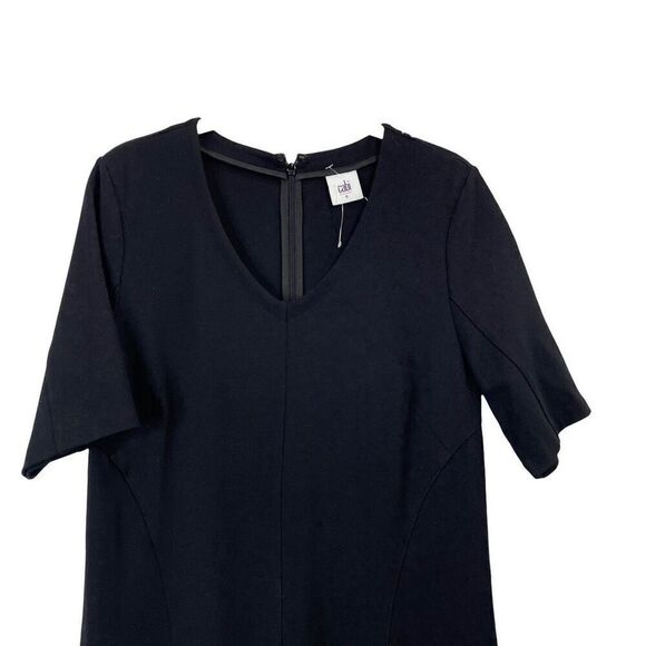 Cabi 3101 Black Claire Ponte Knit Sheath Dress Size 8 - Picture 4 of 8